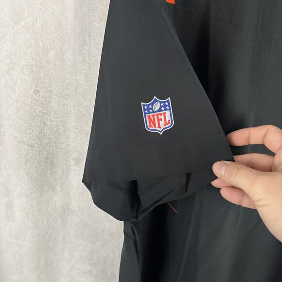 Nike Cincinnati Bengals On Field Team Issue Jacket Short Sleeve DO6744-010 Sz XL - Picture 4 of 8